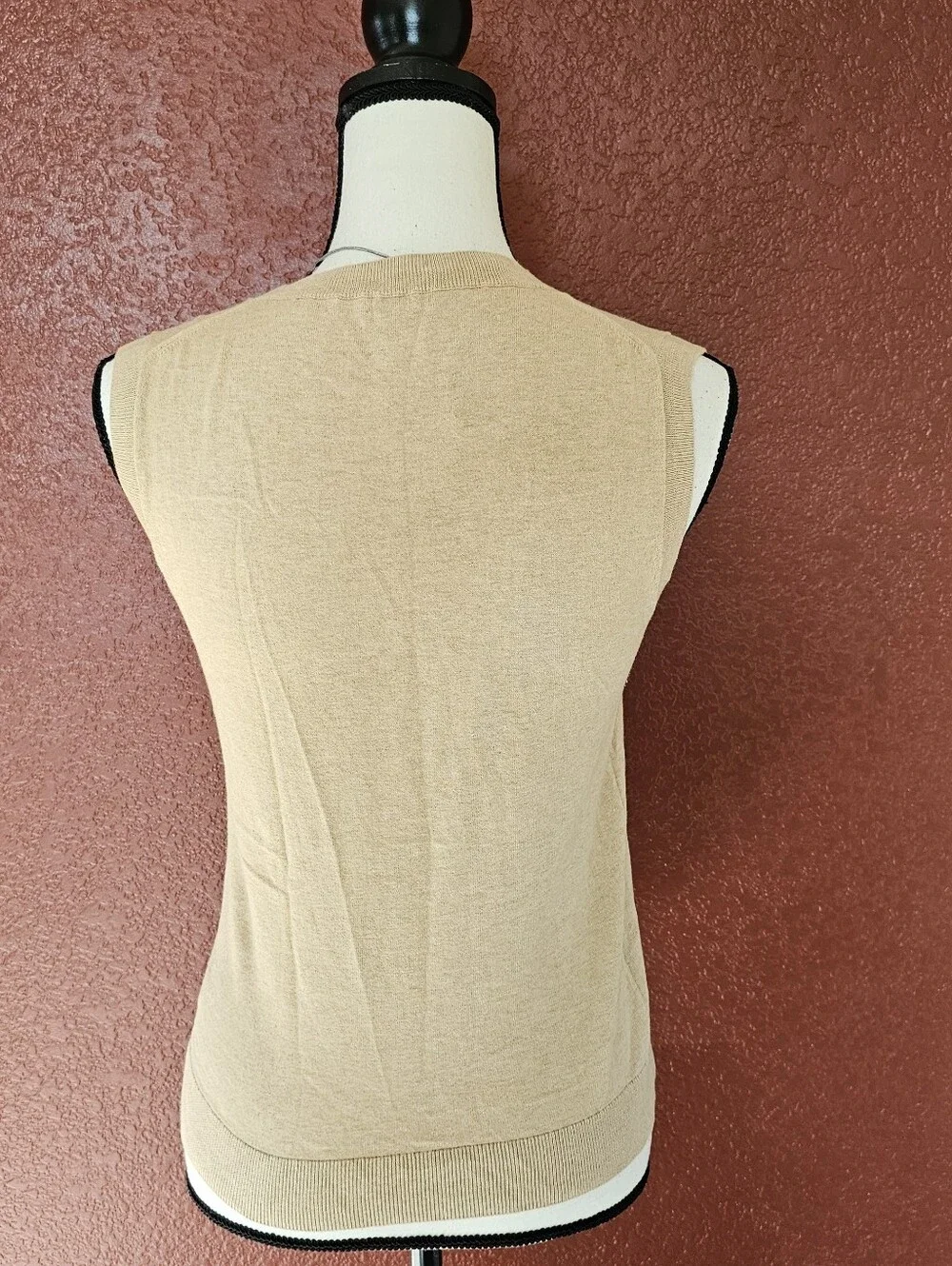 J. Crew Beige Sleeveless Knit Tank